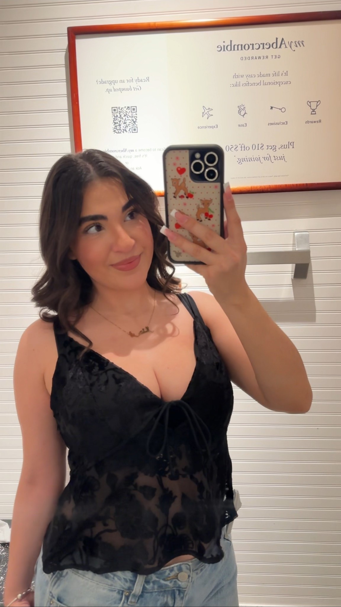 lace cami from A & F 