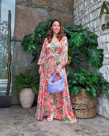 Tara Pink Multi Maxi Dress from Caroline Hill is the perfect wedding guest dress and summer vacation dress 

#LTKstyletip #LTKwedding #LTKtravel