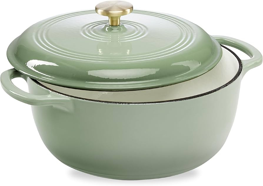 Best Choice Products 6 Quart Enamel Cast-Iron Round Dutch Oven, Family Style Heavy-Duty Pre-Seaso... | Amazon (US)