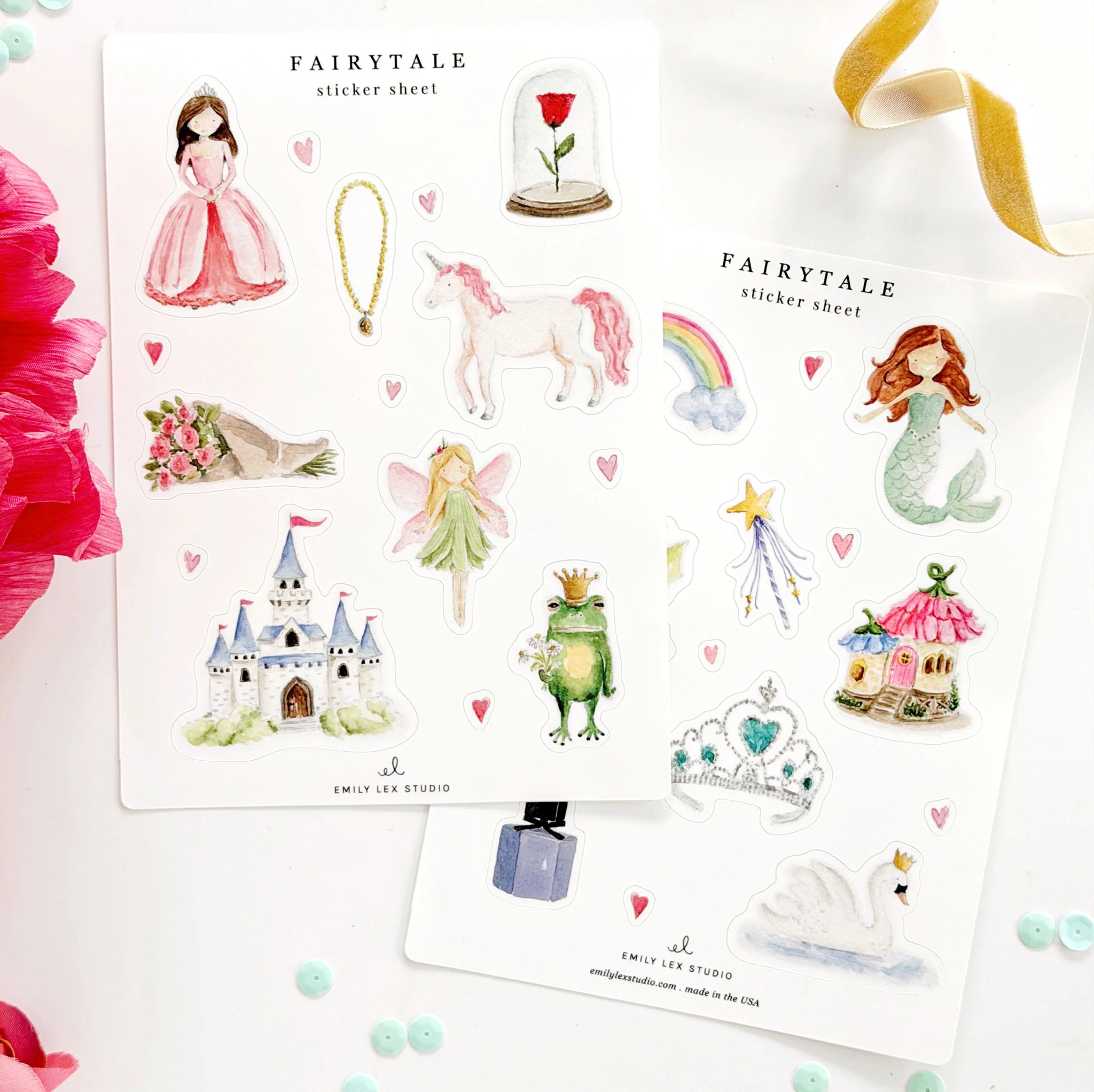fairytale sticker sheets | Emily Lex Studio
