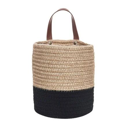 Wall Hanging Cotton Rope Basket with Handle for Flower Plants Toys(S) | Walmart (US)