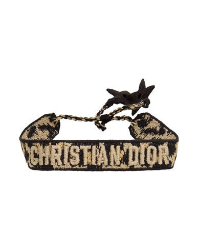 Dior Woman Bracelet Dark brown Size - Cotton | YOOX (US)