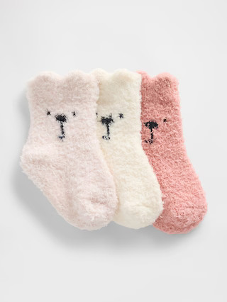 Baby Cozy Bear Socks (3-Pack) | Gap (US)