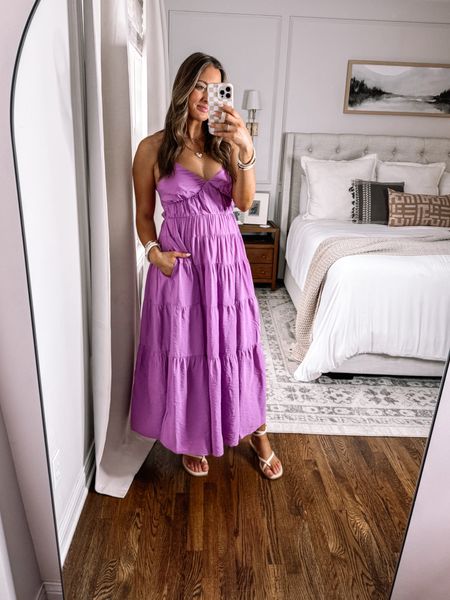 Spring maxi dress perfect for vacation, spring events and bump friendly! Plus it’s on sale!! 

Wearing size small 



#LTKSpringSale #LTKbump #LTKsalealert