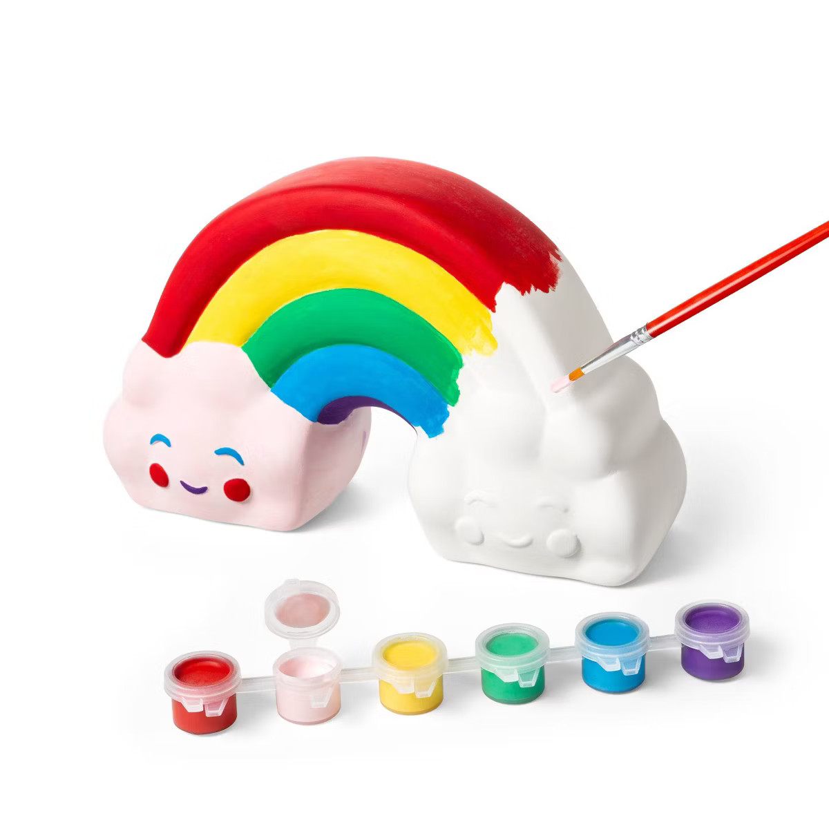 Paint-Your-Own Ceramic Rainbow Kit - Mondo Llama™: Painting Kit for Kids, Includes Brush & Pain... | Target