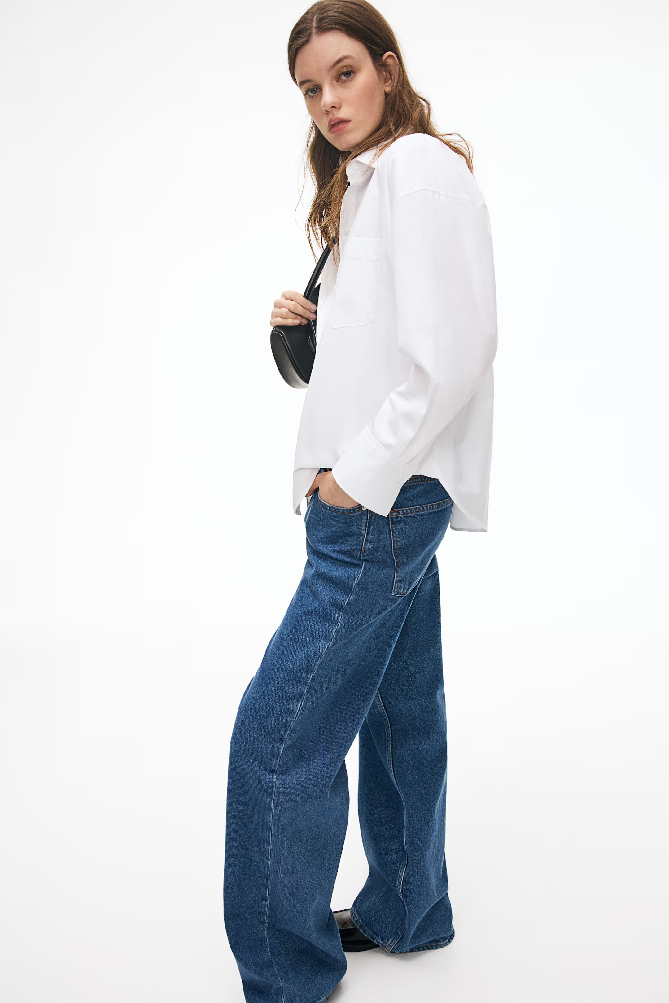 Oversized Cotton Shirt | H&M (US + CA)