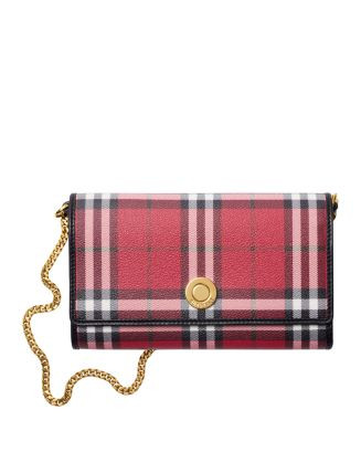 Hannah Check Chain Strap Wallet - Exclusive | Bloomingdale's (US)