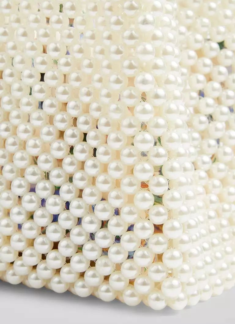 Pearl Cream Mini Tote Bag | L.K. Bennett (UK)
