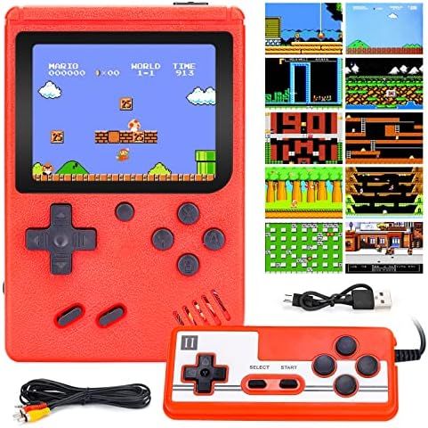 Handheld Game Console, Mini Retro Game Player with 400 Classic Games, Rechargeable Battery & 2.8-... | Amazon (CA)
