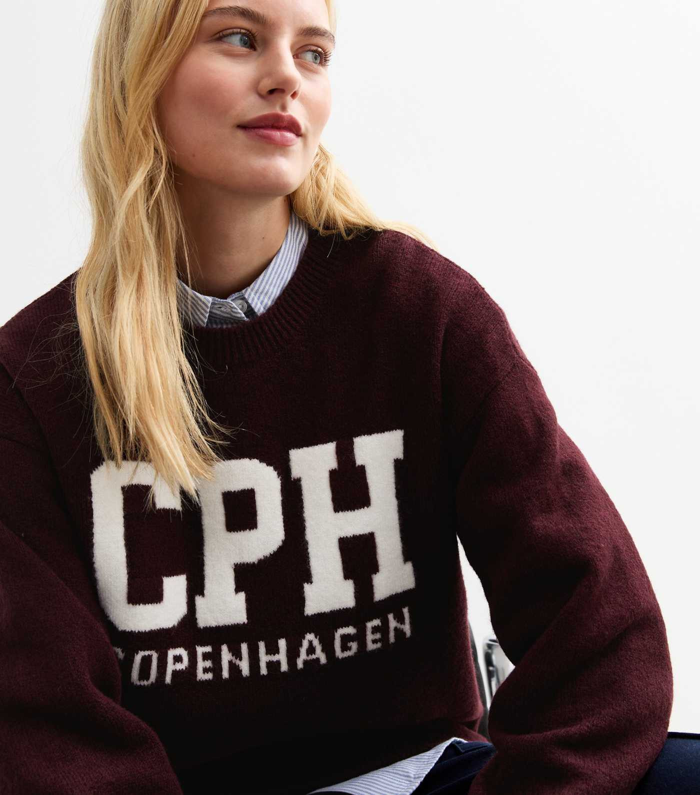 Tall Red Copenhagen Knit Jumper | New Look | New Look (UK)