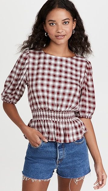 Smocking Section Top | Shopbop
