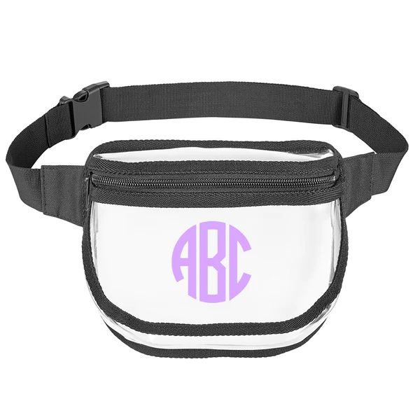 Monogrammed Clear Fanny Pack | United Monograms