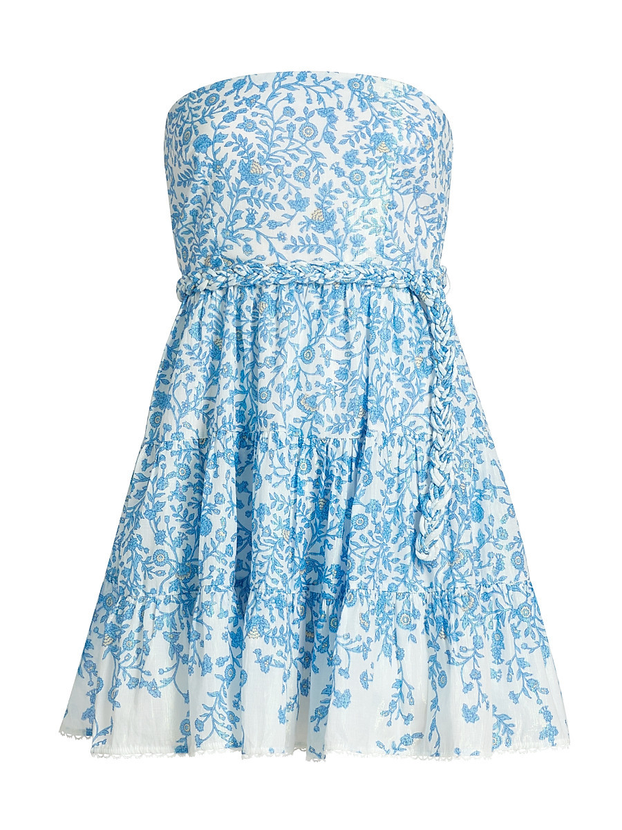 Women's Christine Bandeau Dress - Blue Lazuli - Size XS | Saks Fifth Avenue