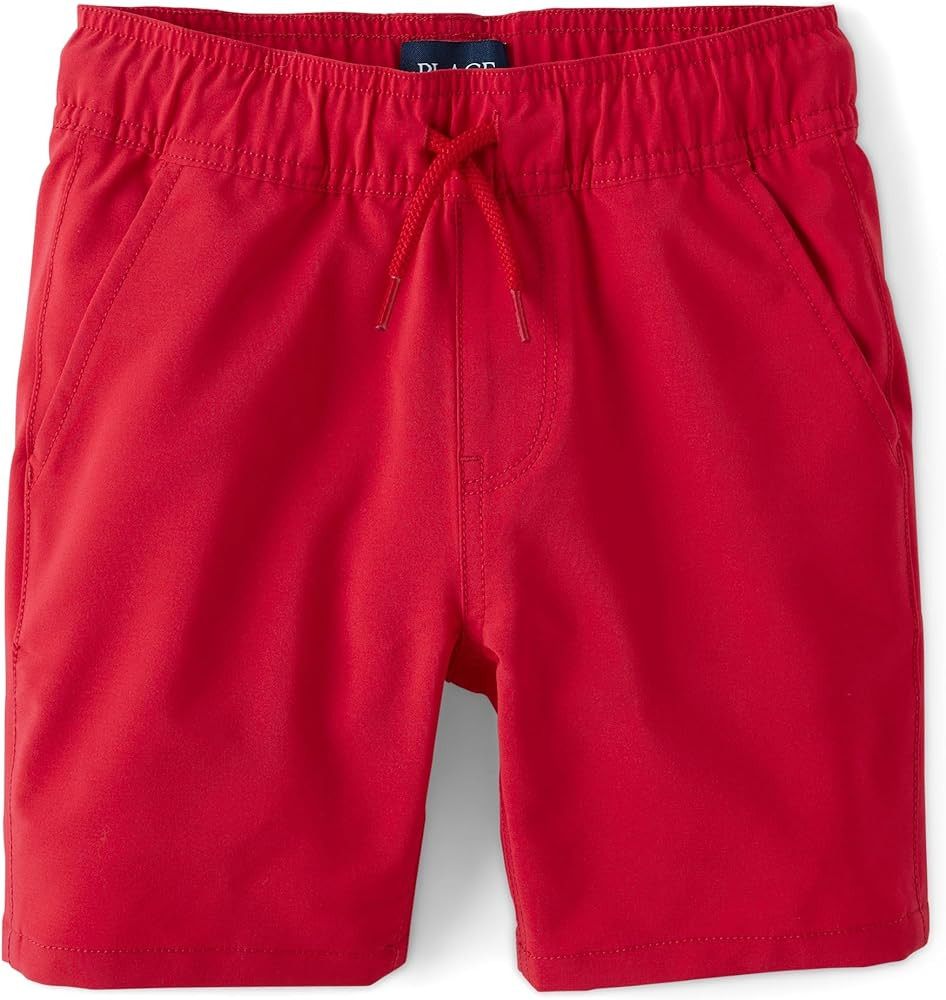 The Children's Place Boys' Quick Dry Pull on Jogger Shorts 5.5" | Amazon (US)