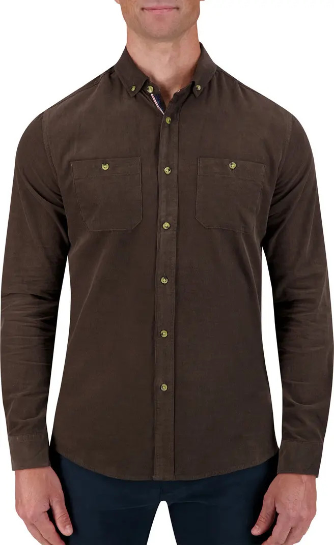 Report Collection Solid Corduroy Long Sleeve Shirt | Nordstromrack | Nordstrom Rack