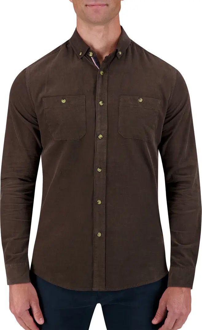 Report Collection Solid Corduroy Long Sleeve Shirt | Nordstromrack | Nordstrom Rack
