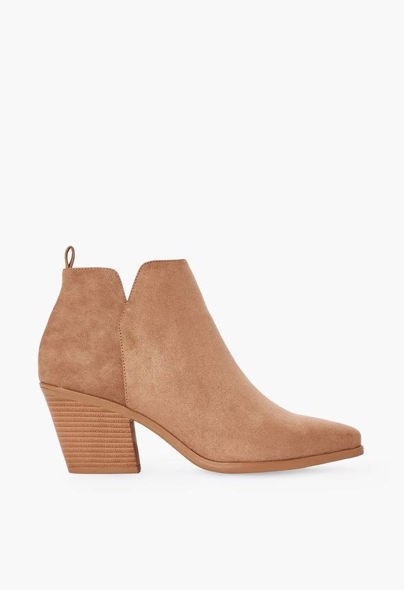 Mallory Cutout Heeled Bootie | JustFab
