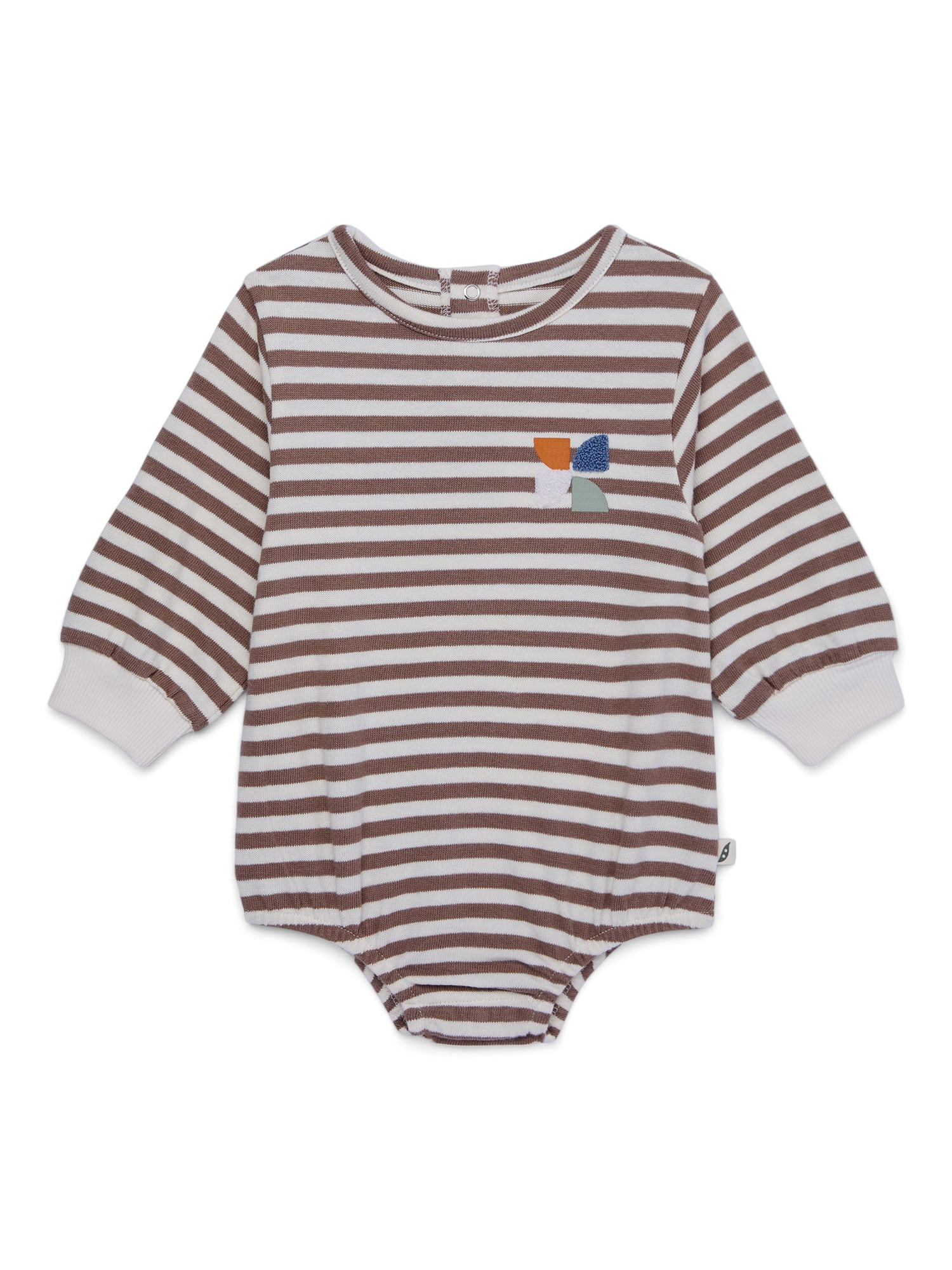 easy-peasy Baby Long Sleeve Dumpling Bodysuit, Sizes 0-24 Months | Walmart (US)