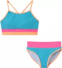 Andy & Evan Ribbed Colorblock Bikini Set | DICK'S Sporting Goods