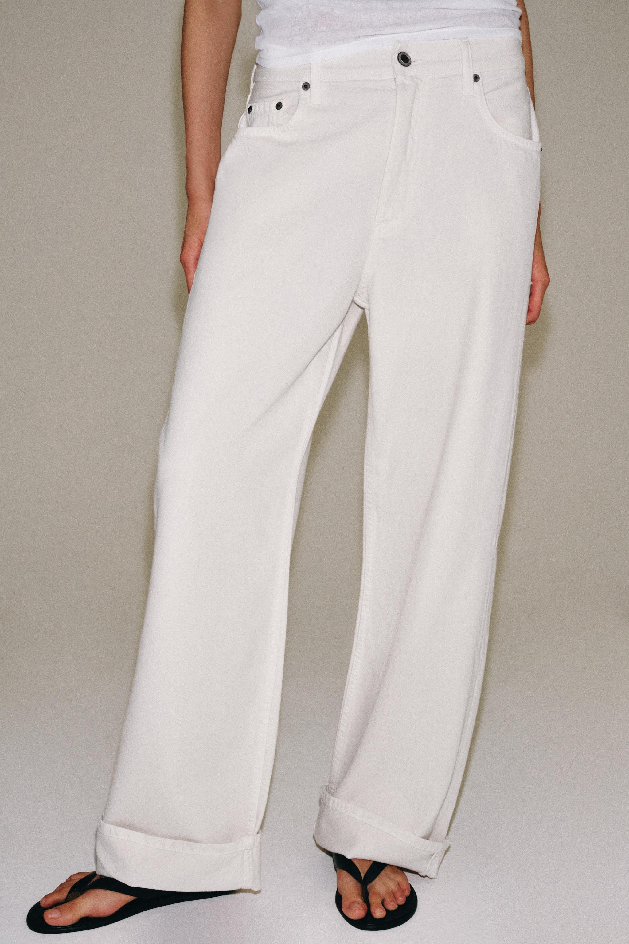 ZW COLLECTION MID-RISE BAGGY JEANS | Zara US