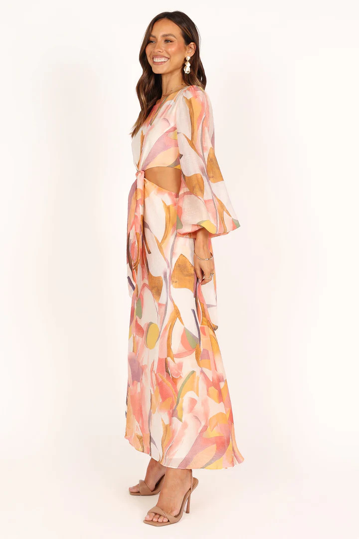 Laquin Long Sleeve Maxi Dress - Pink | Petal & Pup (US)