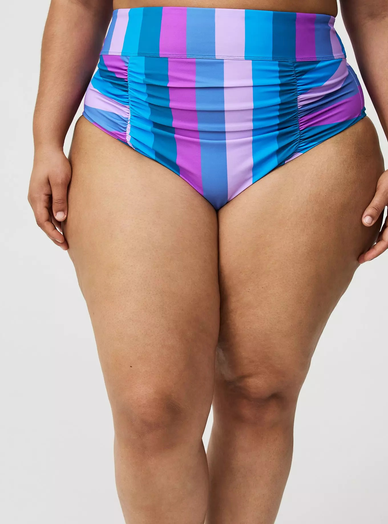 High-Waist High Leg Cheeky Swim Bottom | Torrid (US & Canada)