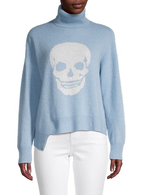 360 Cashmere ​Cristina Skull Cashmere Sweater on SALE | Saks OFF 5TH | Saks Fifth Avenue OFF 5TH
