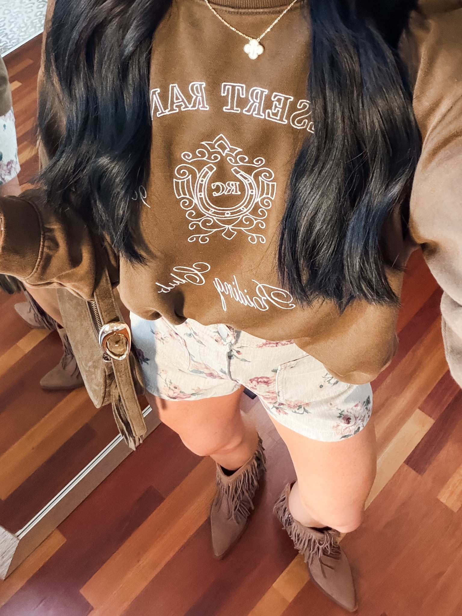 The cutest western vibes
Sized up to a medium sweatshirt 
@Target 

#LTKSeasonal #LTKootd