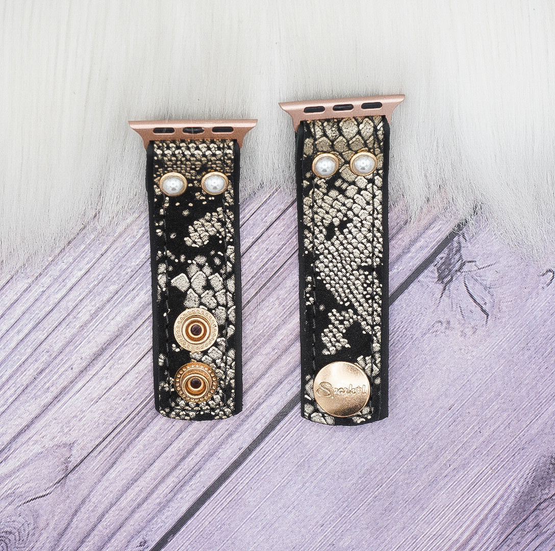 Ready to Ship LV Skinny Apple Watch Band in XS Fitbit Alta | Sparkl