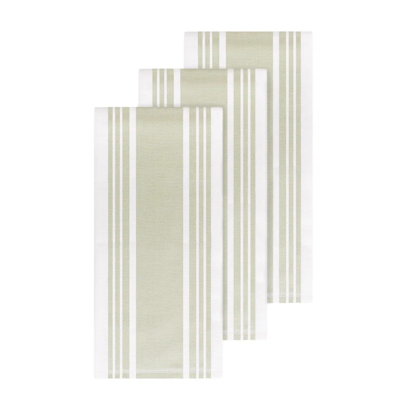 Dual Striped Tea Towel (Set of 3) | Wayfair North America