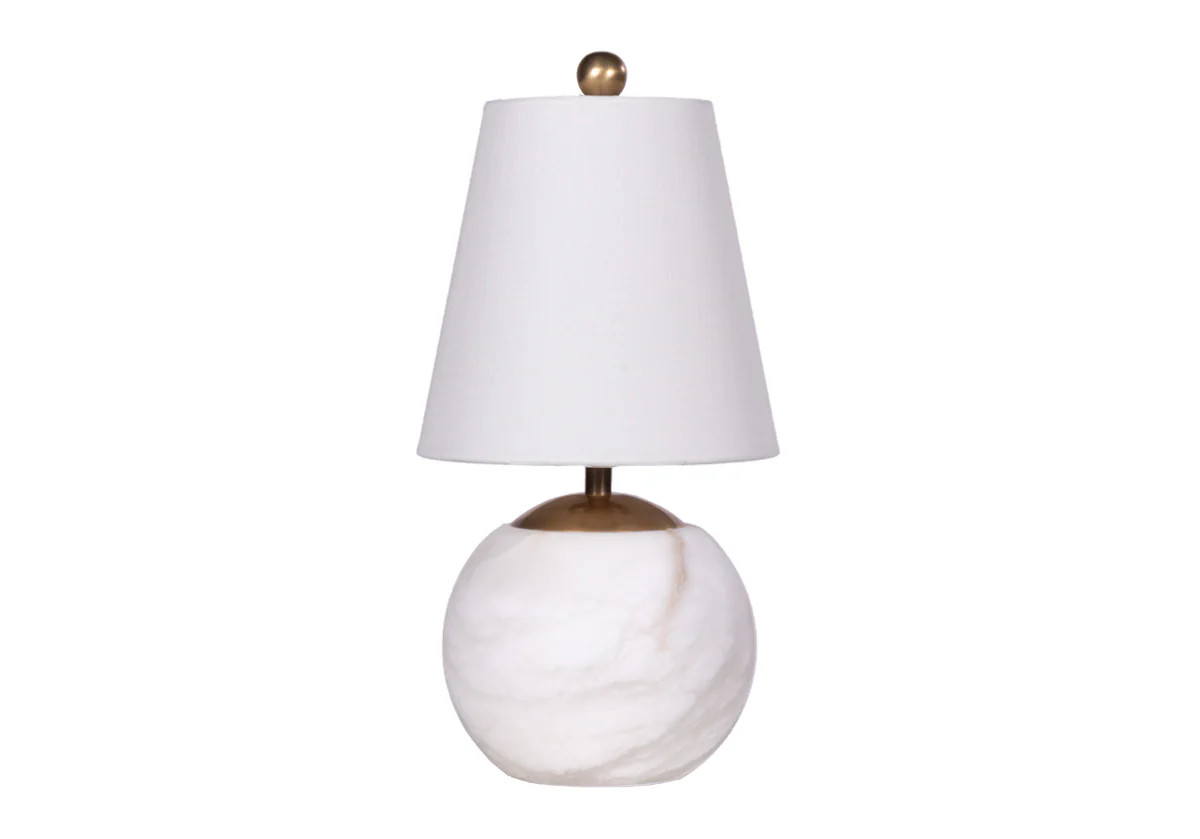 PENNY LAMP | Alabaster | Alice Lane Home Collection