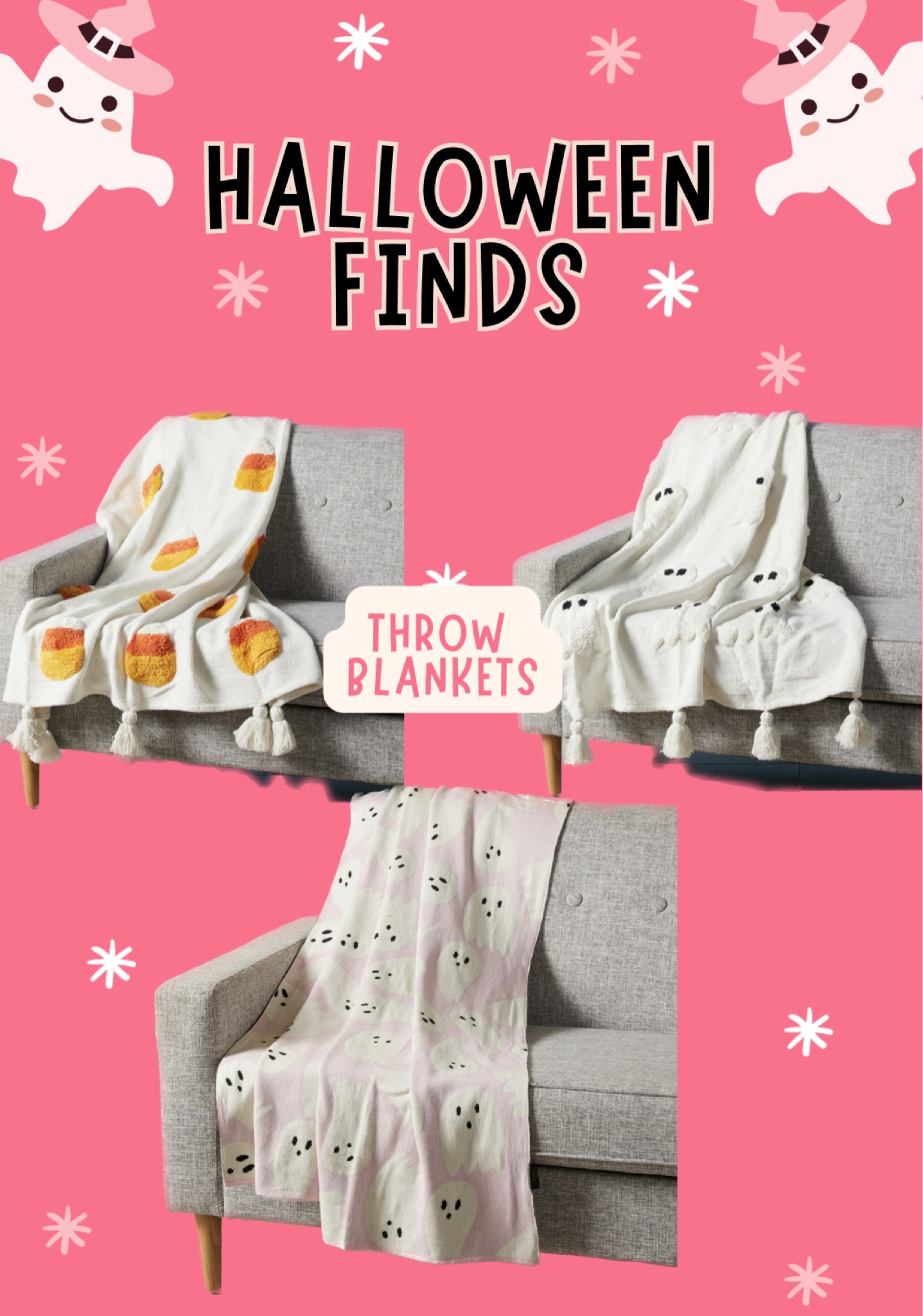 Hallwoeen blankets 🩷

#LTKU #LTKSeasonal #LTKFind