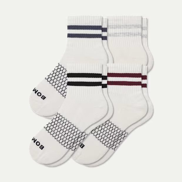 Women's Vintage Stripes Quarter Sock 4-Pack | Bombas