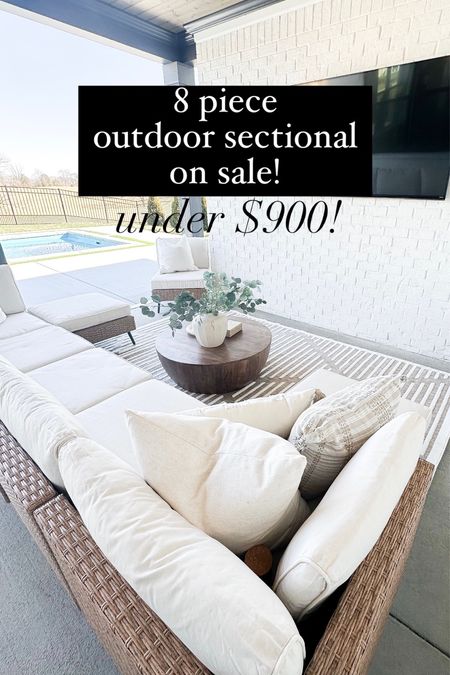 My outdoor sectional is on sale and worth every penny! Modular, affordable and amazing quality! ☀️ 

#LTKSeasonal #LTKHome #LTKStyleTip