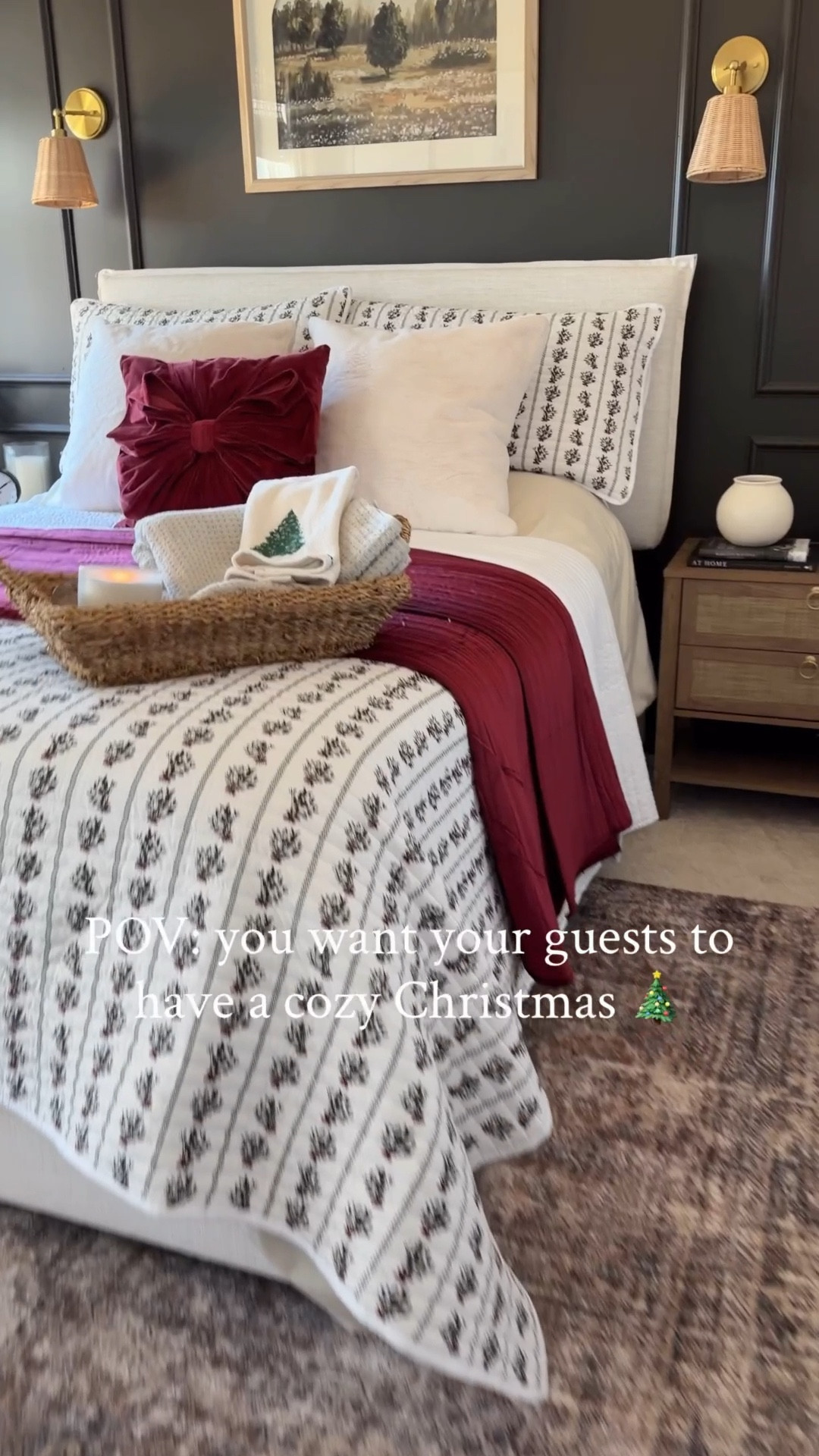 Cozy Christmas Bedroom 

#LTKHoliday #LTKHome