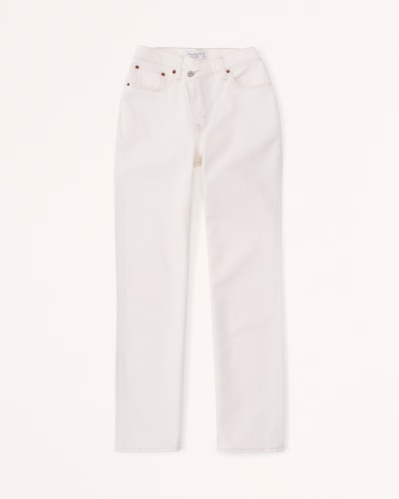 Women's Curve Love Ultra High Rise 90s Straight Jean | Women's Clearance | Abercrombie.com | Abercrombie & Fitch (US)