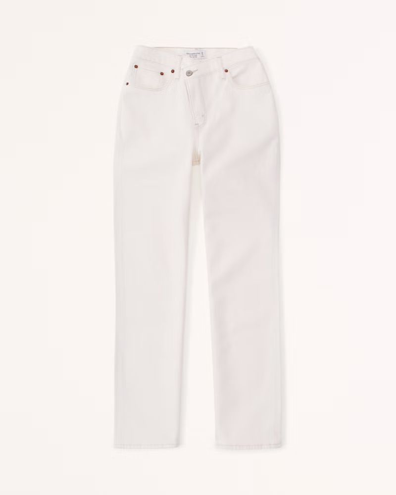 Curve Love Ultra High Rise 90s Straight Jean | Abercrombie & Fitch (US)