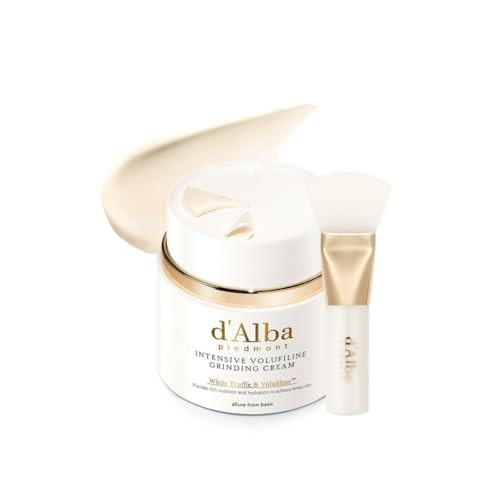 d'alba Piedmont Italian White Truffle Intensive Grinding Cream, Volufiline 50,000ppm, elasticity care and nourishment, Korean Skin Care | Amazon (US)