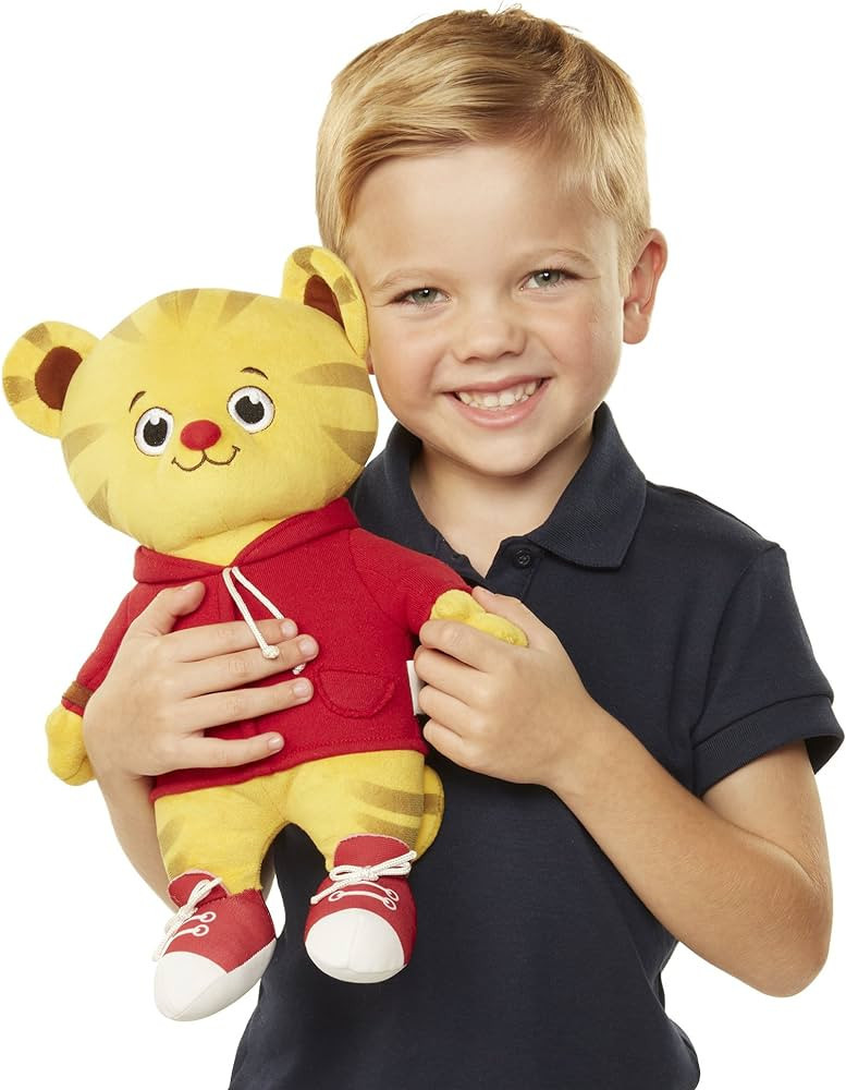 Jakks Pacific Daniel Tiger's Neighborhood Talking Plush Soft & Cuddly Stuffed Toy, Features Phras... | Amazon (US)