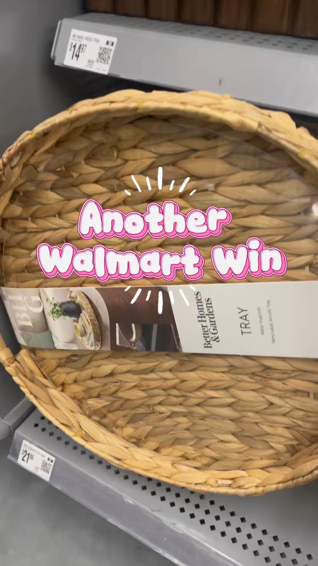 Another @Walmart win 💖 Pretty decorative trays.  Decorate for kitchen tables, entryway tables, countertops, coffee tables.  Make it a house warming gift 💝 

#LTKHome #LTKmomlife #LTKOver40