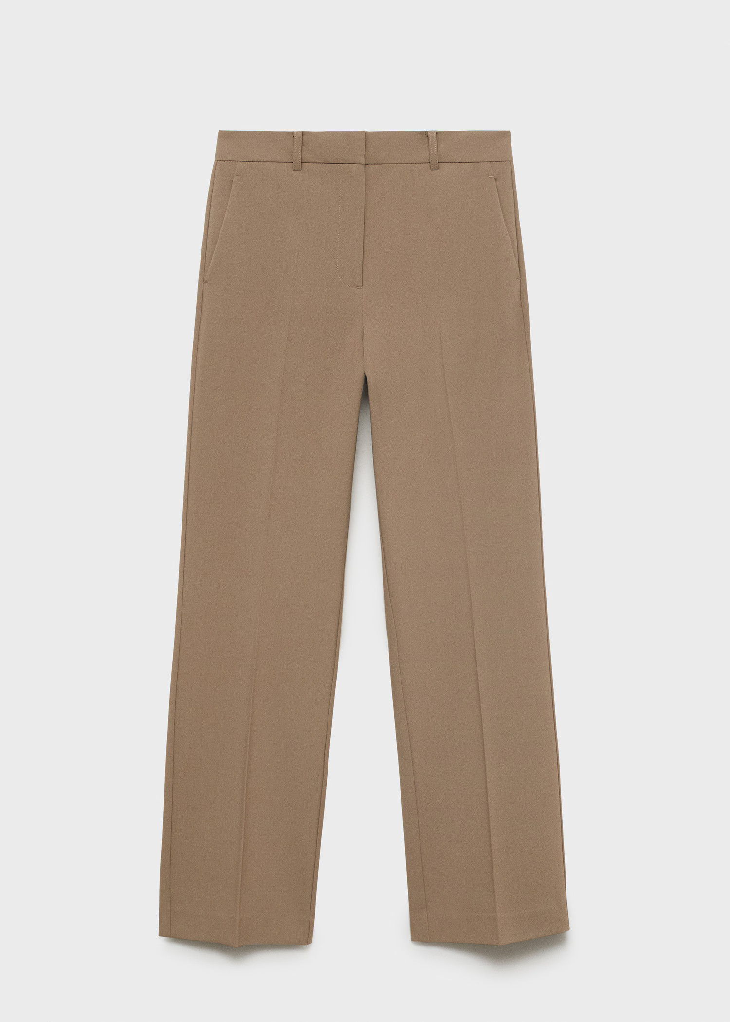 Straight mid-rise trousers - Women | MANGO United Kingdom | MANGO (UK)
