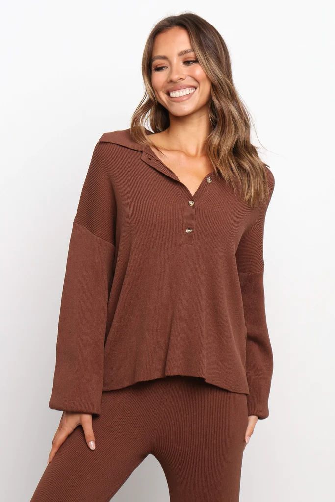 Aroha Knit - Chocolate Brown | Petal & Pup (US)