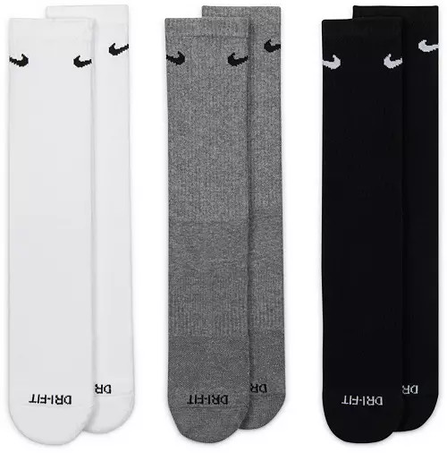 Nike Dri-FIT Everyday Plus Cushion Crew Socks - 3 Pack | Dick's Sporting Goods