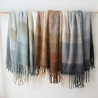 Faux Mohair Framed Ombre Throw | West Elm (US)