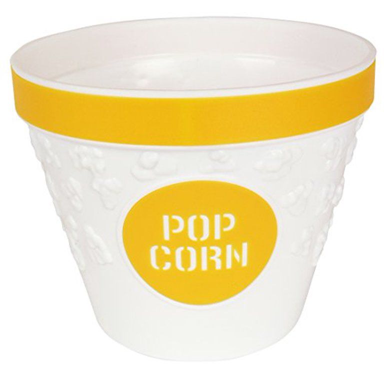 Hutzler Popcorn Bowl, Small, Yellow | Walmart (US)