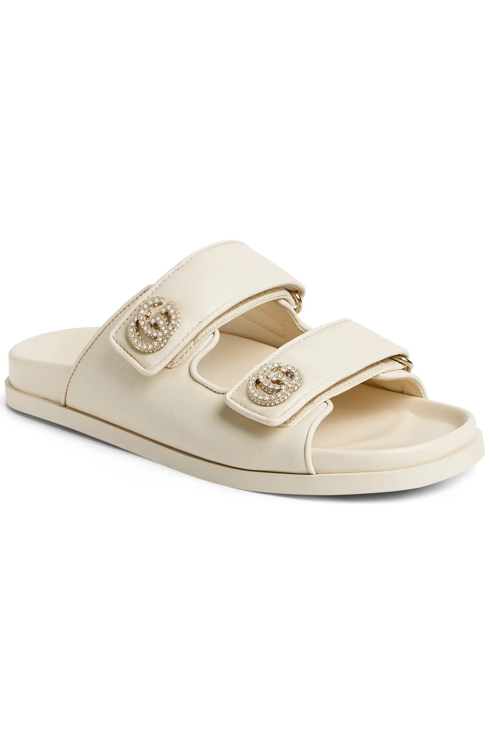 Gucci Pavé GG Logo Slide Sandal (Women) | Nordstrom | Nordstrom