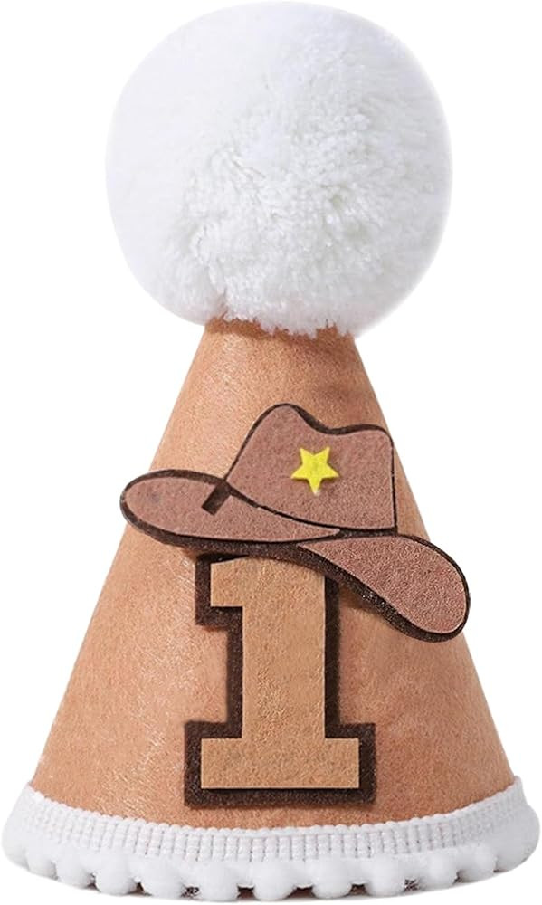 First Birthday Hat for Boys Girls, 1st Birthday Hat, One Year Old Party Crown for Cake Smash and ... | Amazon (US)