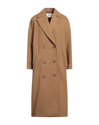 Hinnominate Woman Coat Camel Size L Polyester, Viscose, Elastane | YOOX (US)