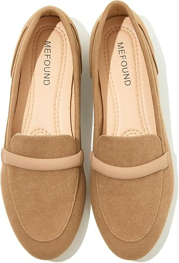 Women's Slip on Flats Shoes Runs Small Ballet Flats | Comfortable Faux Leather Teacher Business C... | Amazon (US)