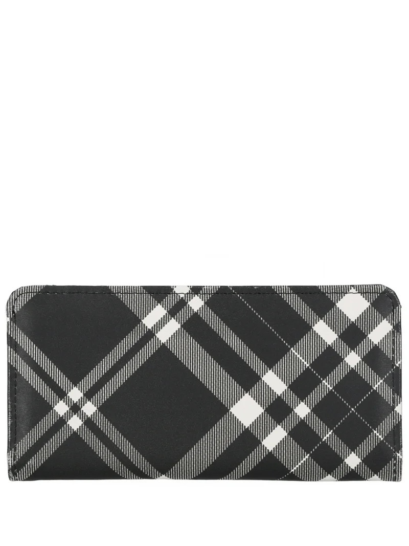Time and Tru Women's Alexandra Slim Tab Wallet, Plaid | Walmart (US)